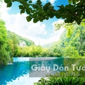 Tranh Giấy Dán Tường 3D Thác Nước WF 1501-7