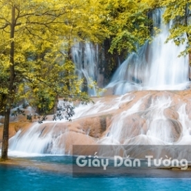 Tranh Giấy Dán Tường 3D Thác Nước WF 1502-12