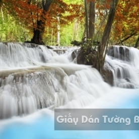 Tranh Giấy Dán Tường 3D Thác Nước WF 1502-17