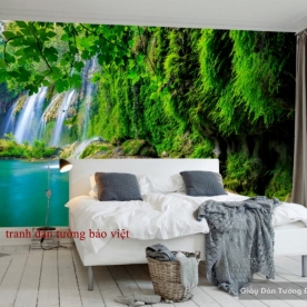 Tranh dán tường thác nước W088