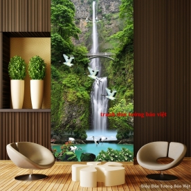 Tranh dán tường thác nước W092