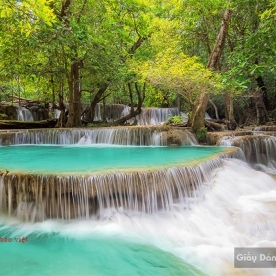 Tranh dán tường thác nước W118