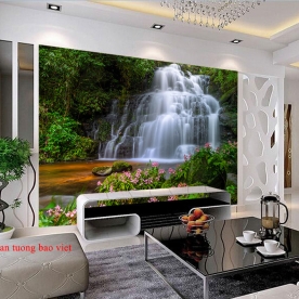 Tranh dán tường thác nước w190