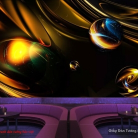 Tranh dán tường cho karaoke d144