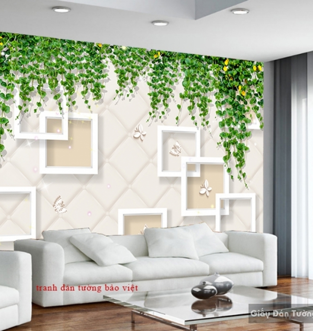Tranh dán tường cho quán cafe 3D-061