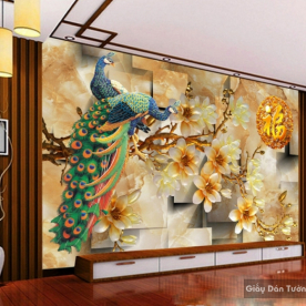 Gạch 3D ốp tường phong thủy đẹp FT010